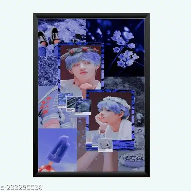 Plastic Photo Frame (Multicolor, 5x7 inches)