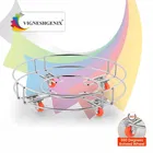 Stainless Steel Gas Cylinder Trolley (Silver)
