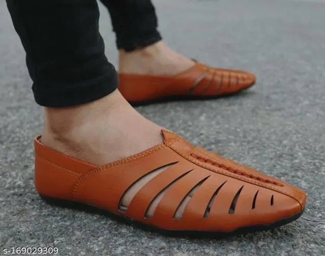 Loafers for Men (Tan, 10)