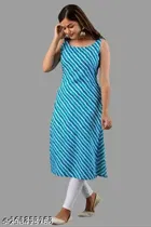 Cotton Striped Kurti for Women 