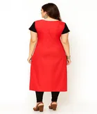 Crepe Printed Kurti for Women 