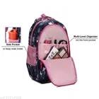 Polyester Backpack Bag, Black