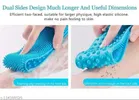Silicone Double Sided Back Body Scrubber 