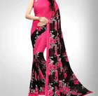 Georgette Printed Saree for Women 