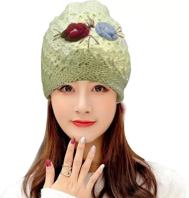 Beanie Cap for Women (Beige)