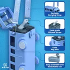 Plastic Bus Shape Sipper Bottle for Kids, Multicolor 