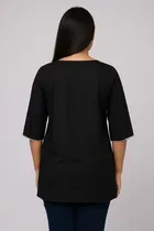 Cotton Embroidered Short Kurti for Women 