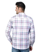 Poly Cotton Full Sleeves Chequered Shirt for Men 