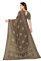 Georgette Printed Saree for Women 