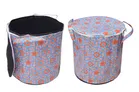 PVC Printed Round Laundry Bag 