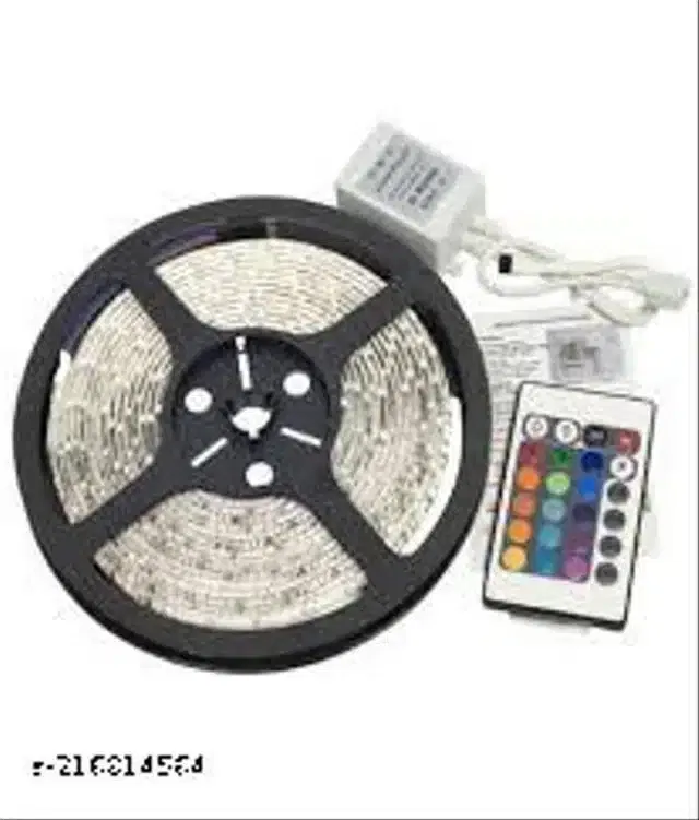 Remote Control LED Strip Lights (Multicolor, 4 m)
