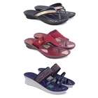Combo of Slippers with Flats & Heels for Women 