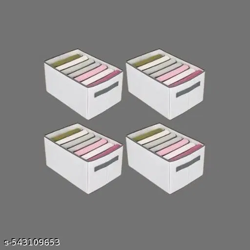 Non-woven Clothes Cover, (Gray), (Pack Of 4)