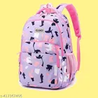 Polyester Backpack Bag, Multicolor
