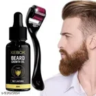 Beard Growth Kit with Beard Growth Oil (30ml) & Beard Activator (Black, Set of 1)