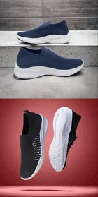 Sports Shoes for Men (Multicolor, 6) (Set of 2)