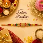 Elegant & Three Evil Eye Rakhi Combo for Brother