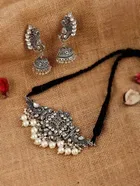 Oxidised Silver Jewellery Set for Women 
