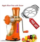 Plastic Manual Hand Juicer with Apple Cutter 