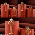 Gold-Plated Earrings/Studs/Bali Combo For Women'S/Girls