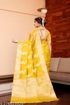 Organza Zari Woven Saree for Women 