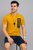 Round Neck Printed T-Shirt for Men 