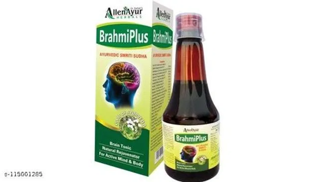 Allen's Bramhi Plus Brain Tonic (100 ml, Pack of 2)