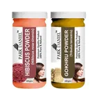 Park Daniel 100% Pure & Natural Hibiscus Powder & gokhru Powder 