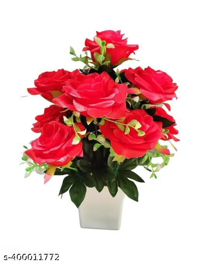 Plastic Artificial Flower (Multicolor)