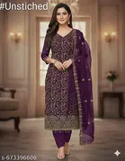 Embroidered Punjabi/All Over Suits for Women 