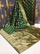Banarasi Silk Zari Woven Saree for Women 