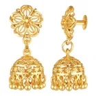 Oxidised Alloy Gold Plated Earrings for Women 