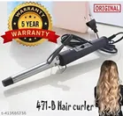Professional Electric Hair Curler (Black & Silver, 100 W)