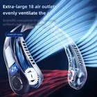 Enmora Air Conditioner Neck Cooler Fan Portable Smart Cooling Neckband Fan Cooler Rechargeable Neckband Fan - Ideal For Outdoors And Indoor Activities USB Air Cooler 