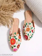 Shoetopia Solid Mules Multicolor Size 5