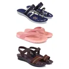 Combo of Flats with Slippers & Sandals for Women 