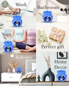 Asian Aura Candle Diffuser for Home Fragrance, Aroma Oil Burner with 2 T-Light & 2, 10 ml Aroma Oil -Fragrance Lemon Grass & Lavender 