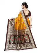 Mysore Silk Printed Saree for Women 
