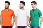 Polo T-shirts for Men, Pack of 3 