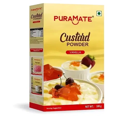प्योरामेट वेनिला फ्लेवर कस्टर्ड पाउडर 100 g