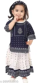 Rayon Kurta Set for Girls 