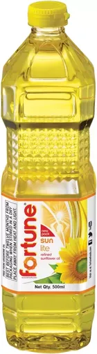 Fortune Sunlite Refined Sunflower Oil 500 ml (Pet)