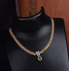 Zircon Gold-plated Necklace Set for Women 