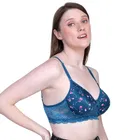 Cotton Blend Printed Padded Bra for Women 