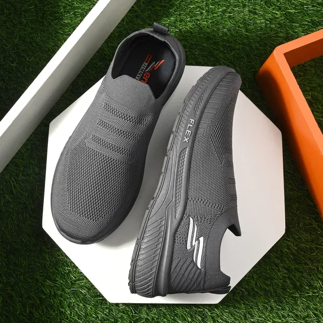 Casual Shoes for Men (Black, 8)