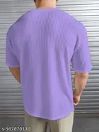 Cotton Blend T-shirt for Men, Purple 