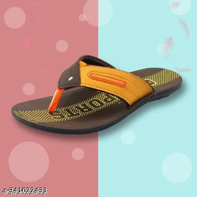 Flipflops for Men (Yellow, 9)