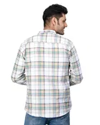 Poly Cotton Full Sleeves Chequered Shirt for Men 