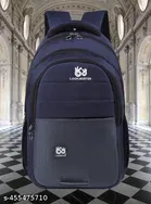 Polyester Backpack for Men & Women, Navy Blue