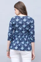 Cotton Printed Top for Women 